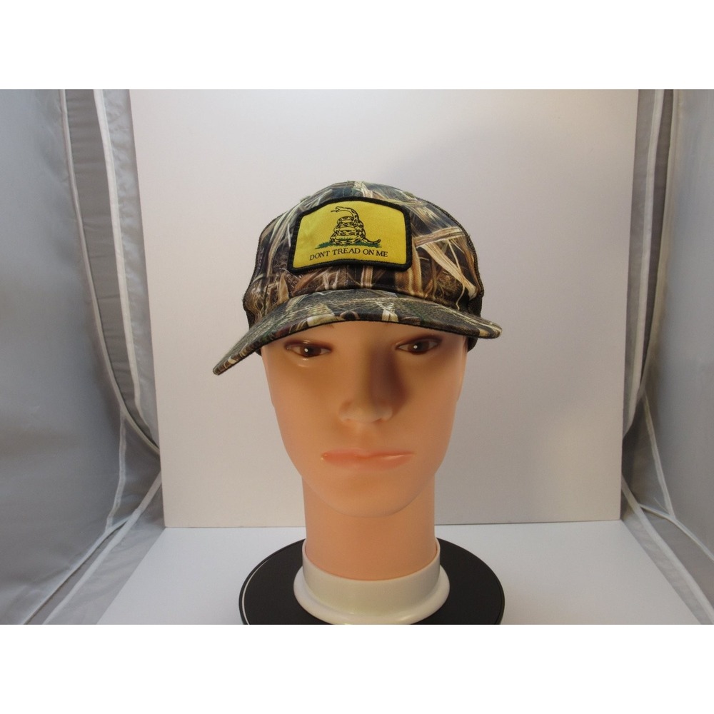 Richardson Hat 112P Men's Adjustable Camo Gadsden Don't Tread On Me Mesh